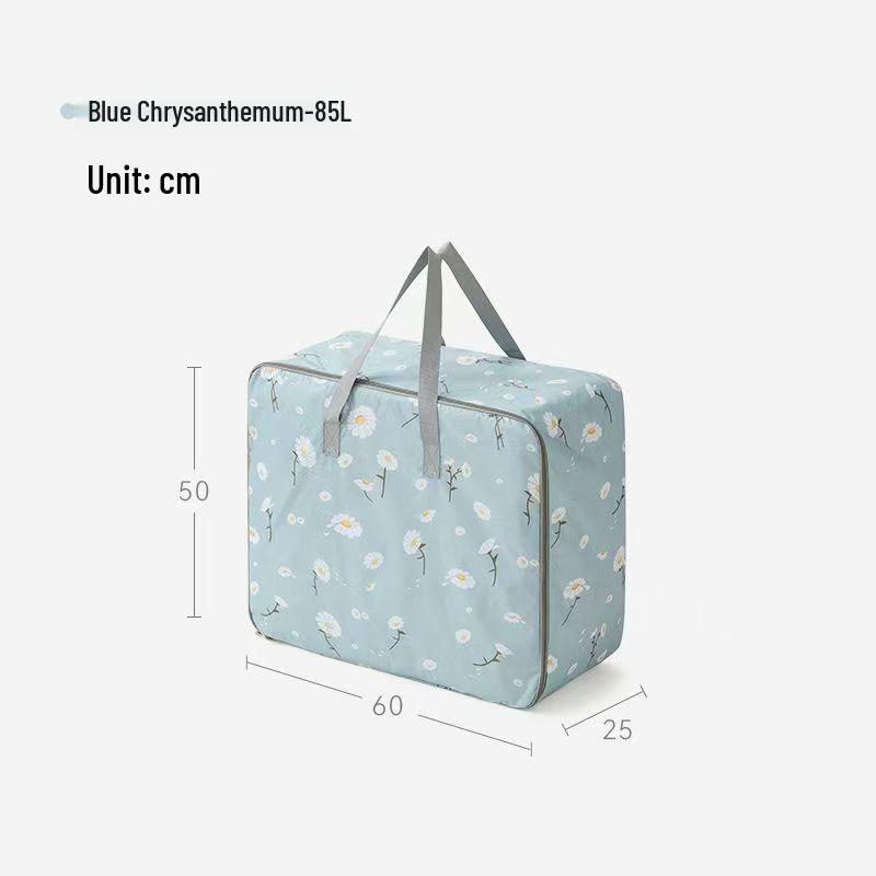 Gänseblümchen-Steppdecke Große Aufbewahrungs- und Organizer-Tasche für Kleidung und Gepäck
