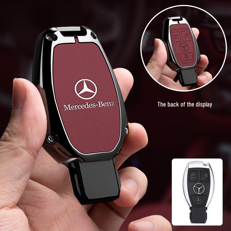 Mercedes High-End Schlüsselhülle für E300L, C260L, GLC, A200L, GLB, GLE