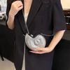 Exquisite small fresh personalized conch pvc plaid women's chain small square bag 24 summer new shoulder messenger bag