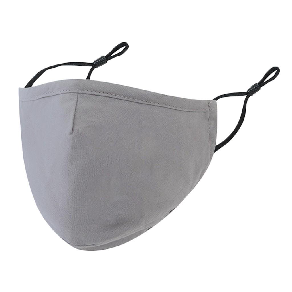 Unisex Cotton Pluggable Gasket Outdoor Mouth Mask Washable Reuse Face Mask