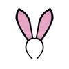 Rabbit Ears Suit Headband Bunny Headband Easter Party Halloween Prom Headbuckle