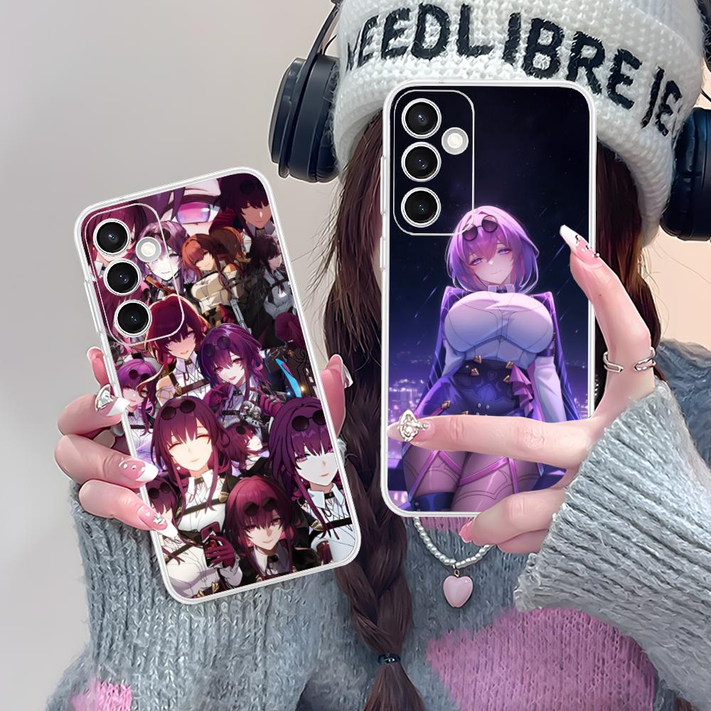 Honkai Star Rail Kafka Phone Case for Samsung Galaxy S25 S24 S23 S22 S21Plus FE Ultra Clear Colorful Cover Luxury Cellphones