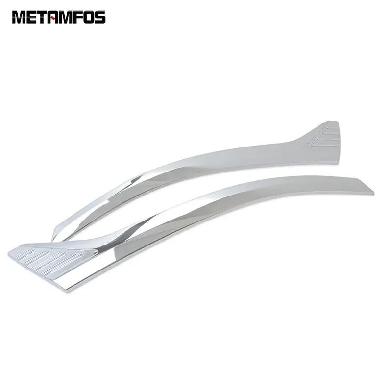 Head Light Lamp Eyelid Eyebrow For Toyota Noah Voxy R80 Mid Facelift 2017-   Chrome Headlamp Strip Car Accessories