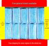 Three-layer Disposable Blue and White Non-woven Mask with Melt-blown Filter for Adult Dust Protection.