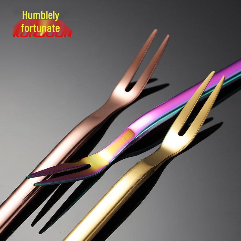 Qianxing Stainless Steel Dessert Fork Set