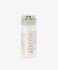 Afternoon Tea Living HS99 Flower Art Thermos Green One-Touch Bottle, 350ml,