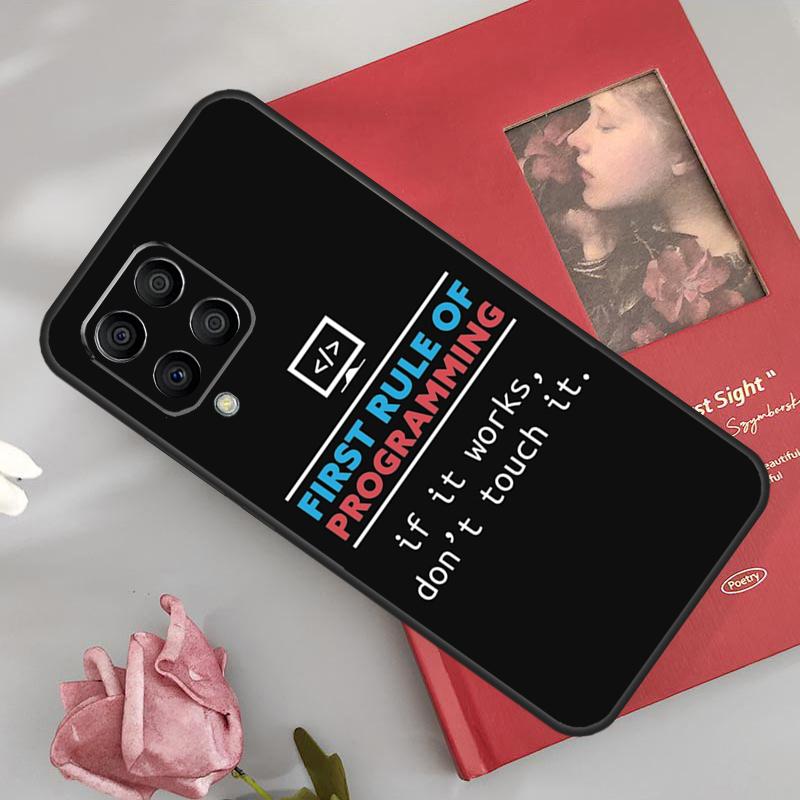

Programming Languages Case For Samsung Galaxy M33 M15 M55 M13 M23 M53 M31 M51 M14 M34 M54 M20 M30s M32 M52 Cover Samsung M51