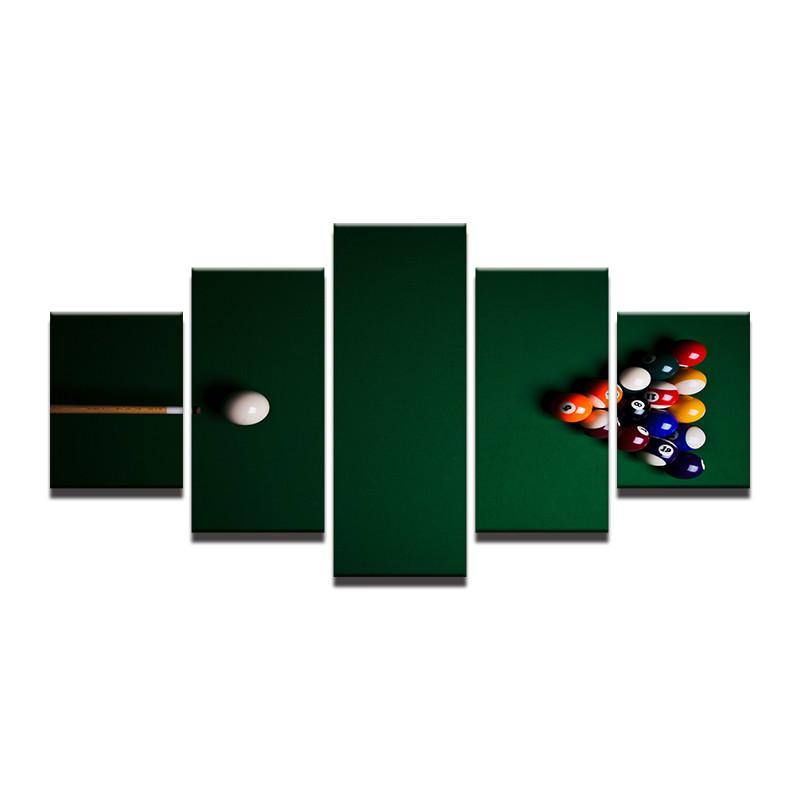 

Настенные картины на холсте, декор для гостиной, модульные детали, спортивные цветные бильярдные картины, HD принты, абстрактный плакат без рамки 40x60cm*2 40x80cm*2 40x100cm*1