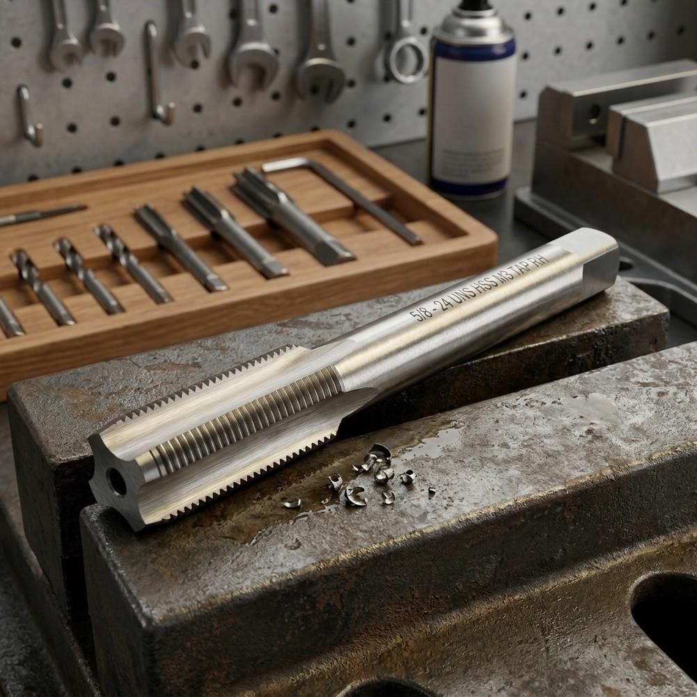 5/8\"-24 Thread Tap For Alloy Steel/cast Iron Right-hand Thread