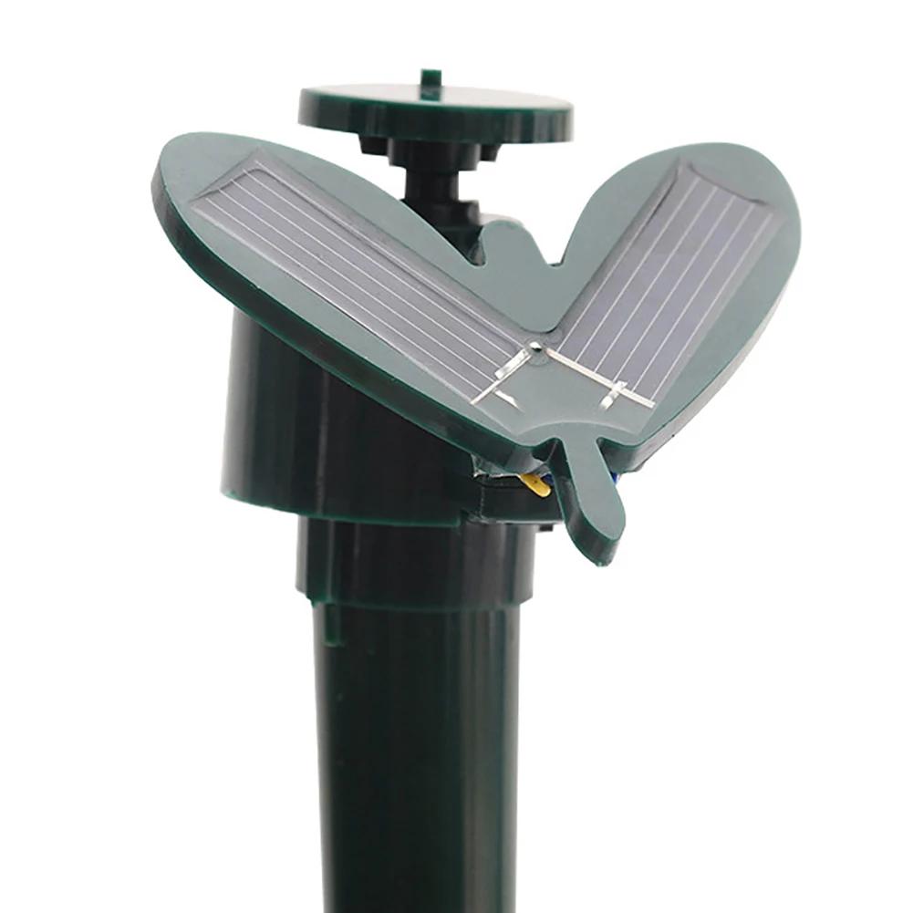 1-3PCS Solar Powered Flying Wobble Artificial Flying Butterfly Bird Dancing Butterfly Bird Garden Stake Yard Outdoor Lawn Decor