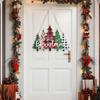 Christmas Wooden Door Hanging Merry Christmas Decorations for Home 2025 Navidad Xmas Tree Ornament Wall Pendant New Year 2026