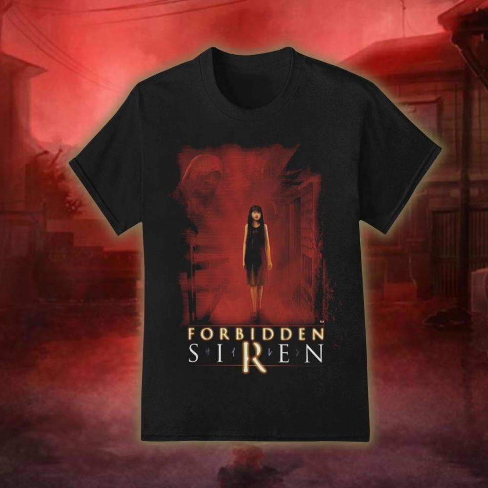 Forbidden Sirens Exclusive Retro Pattern TShirt Unisex Video Game Accessories Pure Cotton All Seasons Couple Streetwear Top M