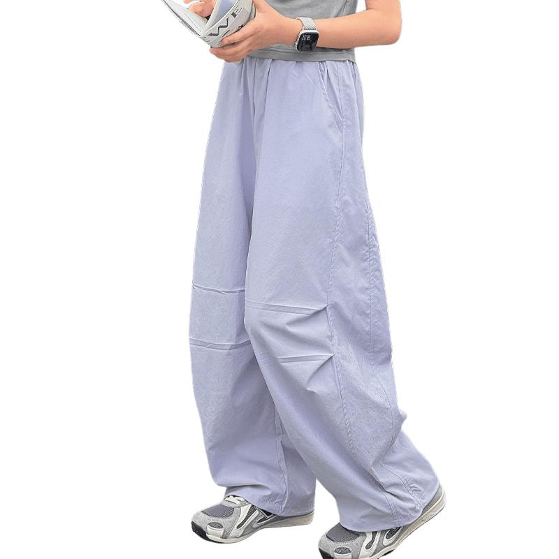 Girls Stylish Wide-Leg Cargo Pants 120
