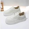 Fashion and simple platform white shoes women's 2025 new versatile, lightweight and breathable college style sports and leisure board shoes