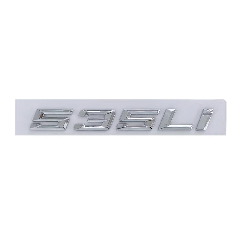 ABS Car Sticker Trunk Emblem Badge Fender Side Decals for BMW 520Li 528Li 530Li 730Li 740Li 750Li Letters Decoration
