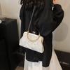 Rivet Butterfly Personality 2025 New Large Capacity Dinner Clip Chain One Shoulder Crossbody Portable Shell Bag Women