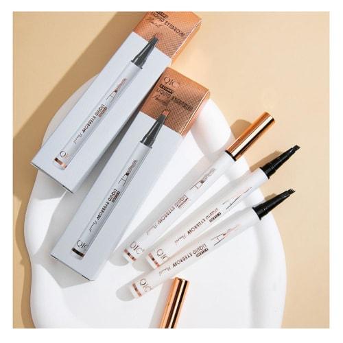GECOMO 4-claw eyebrow pencil, non-removable, quick-drying makeup, "36H long-lasting effect", liquid eyebrow pencil