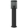 Vidaxl Lampy Ogrodowe Na Słupku, 3 Szt., Czarne, 60 Cm, Stal