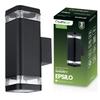 Lampa Ogrodowa Zewnętrzna Kinkiet Elewacyjny 2X Gu10 Led Ip54 Góra Dół Epsilo Lumiled
