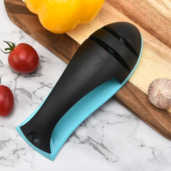 Sharpening Stone Sharp High Hardness Comfortable Grip Fish Shape High-efficiency Safety Kitchen Sharpener Kitchen Accessories