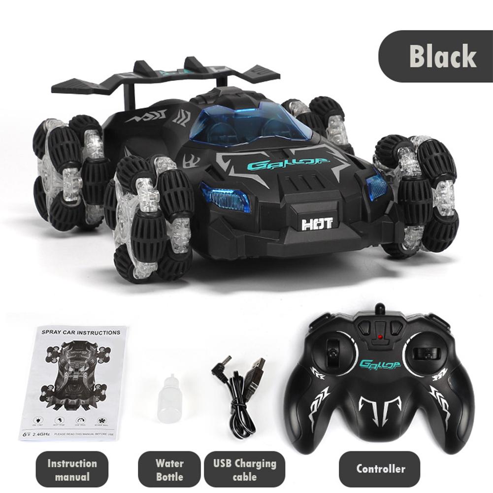 

RC Drift Car High Speed Long Endurance Racing Drift Car With 2.4GHz Remote Control USB Charging Toy Car For Kids Boys Girls Black (English single remote control)