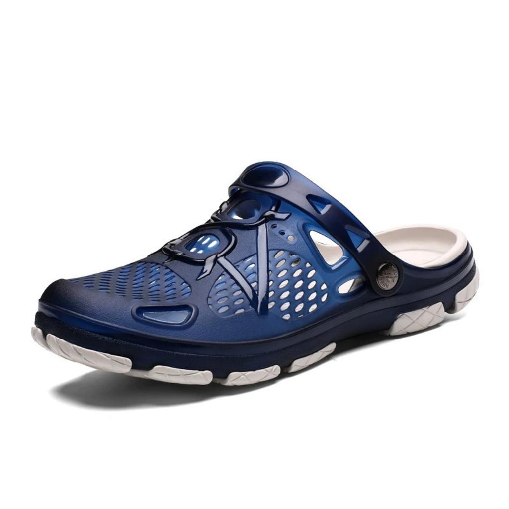 Summer Breathable Hole Shoes Men's Outdoor Beach Shoes Non-slip Upstream Slippers Men's Sandals