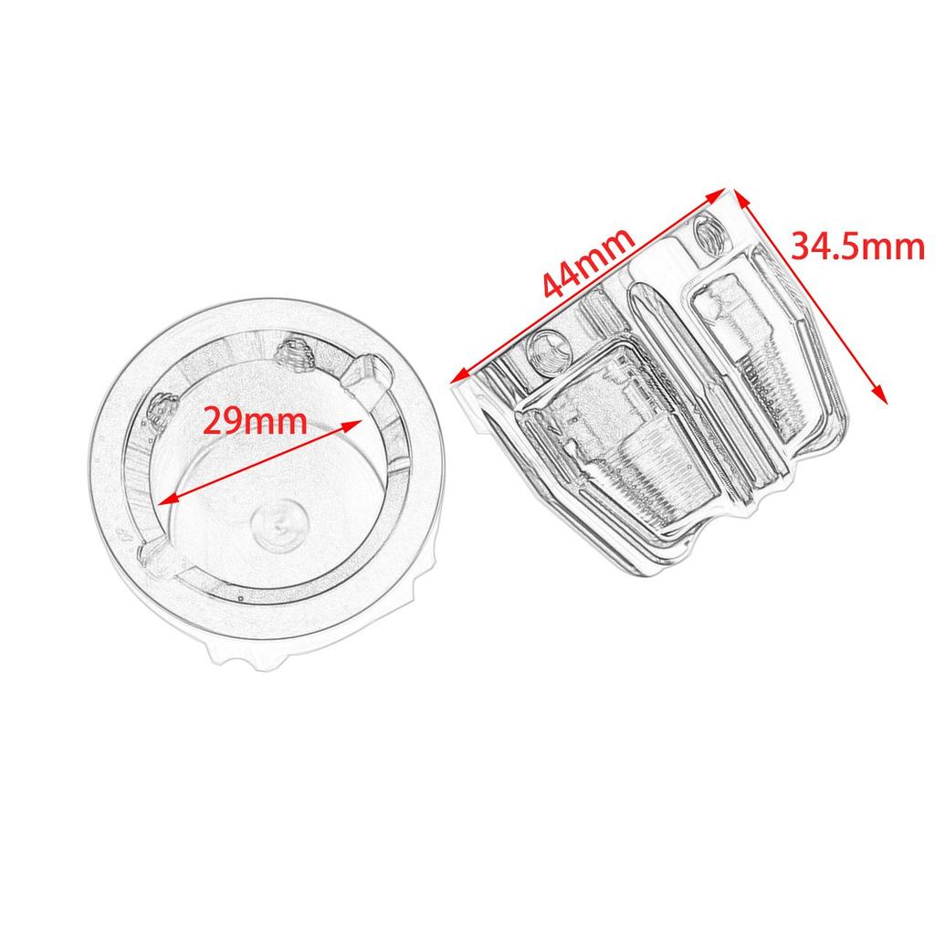 HDBUBALUS Front Axle Nut Cover Cap for Harley Sportster Softail Dyna V-Rod