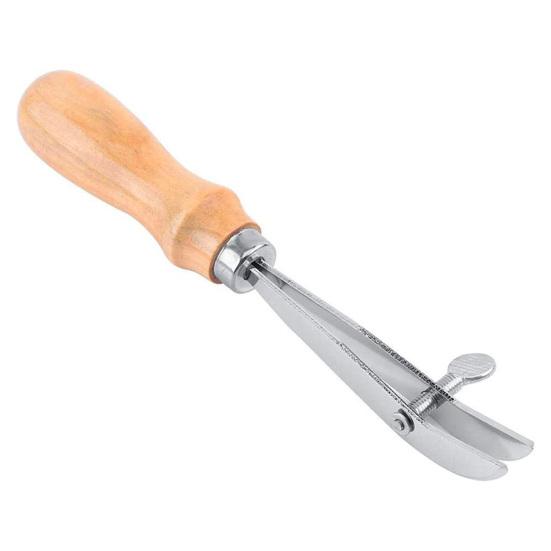 

Гибкая разметочная машина с регулируемым расстоянием, изогнутая кромка, тонкое лезвие, удобная ручка, сшивающая машинка из искусственной кожи для дома серебряный