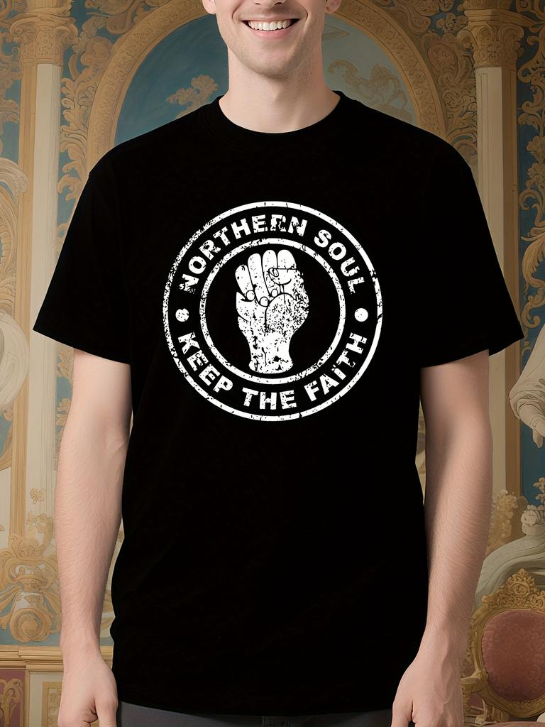 Northern Soul Tshirt - Vintage Motown MOD Graphic Tee Wit...
