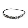 Headwear Makeup Party Turquoise Korean Style Headband Elastic Bohemian Hair Accessories Rhinestone Beaded Hairband