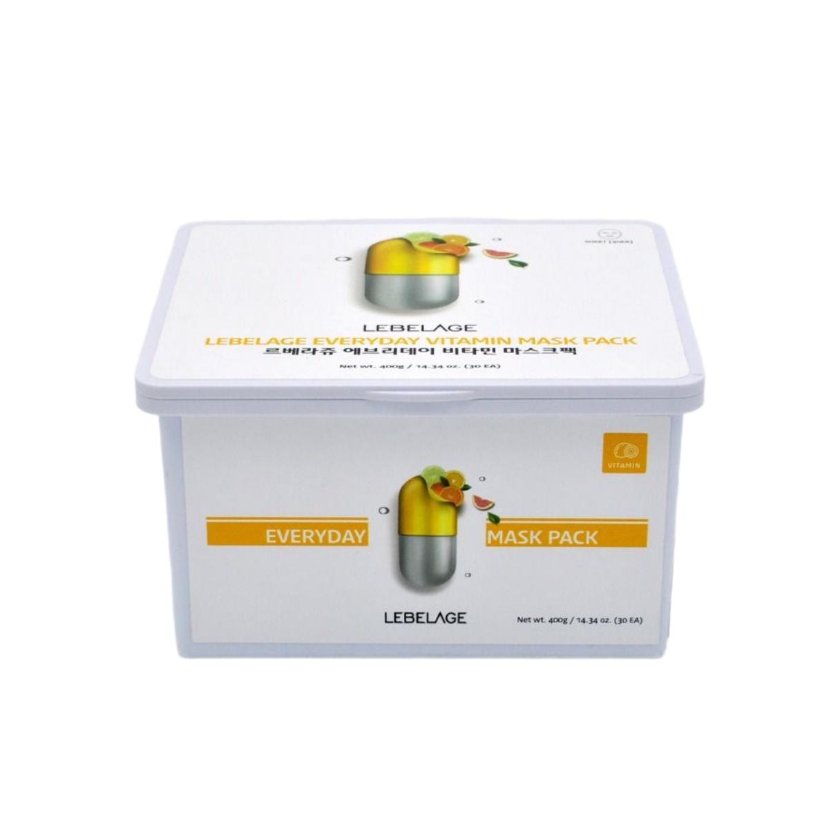 Lebelage Everyday Vitamin Mask Pack Brightening & Vitalizing (30 Sheets) 400g