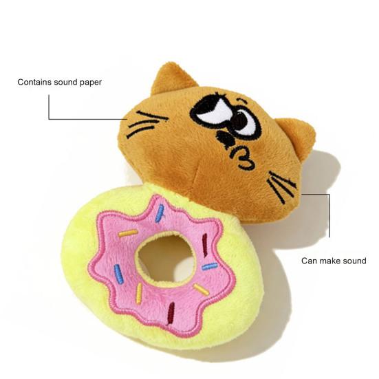 Squeaky Dog Chew Toy for Small Medium Large Dogs Soft Stuffed Cartoon