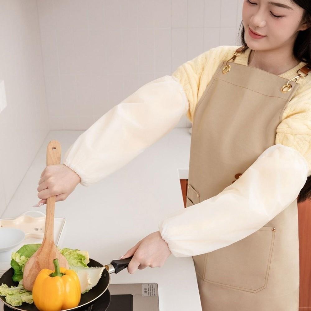 Wasserdichte Einweg-Ärmel Verdickte Lange Überärmel Saubere Armschoner Kochschutz