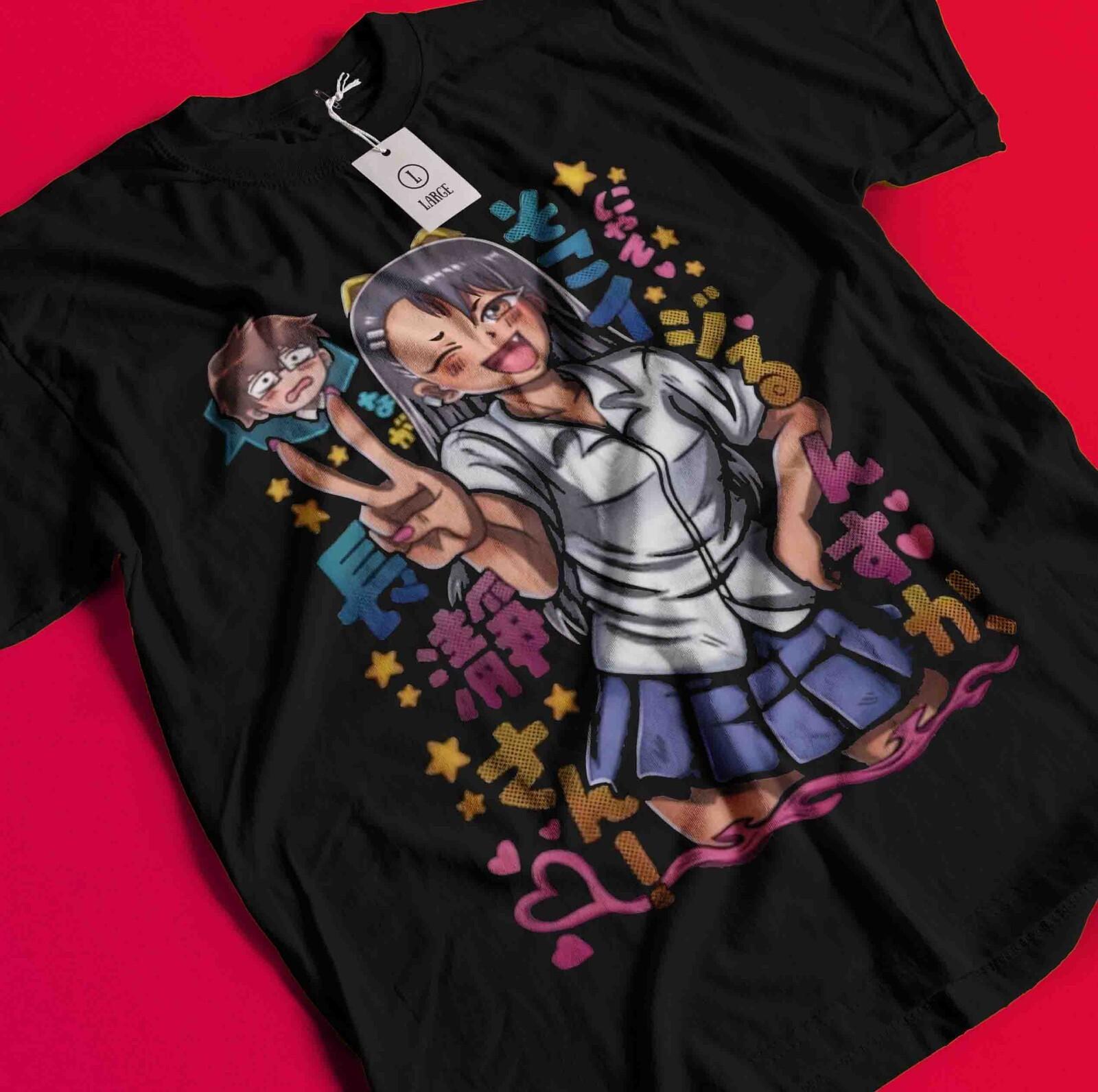 

Футболка Мисс Нагаторо Не играй со мной Футболка Кавайная Хентай Аниме Девушка Футболка BB733 S