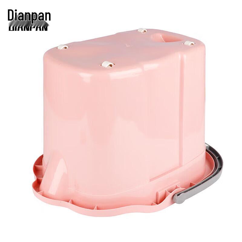 Commercial Square Plastic Mop Bucket with Wheels
