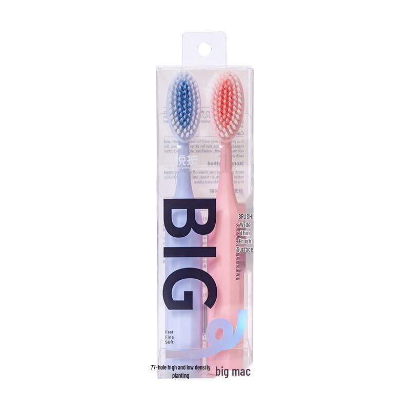 MiKe Wide Head Soft Bristle Toothbrush 4-Pack