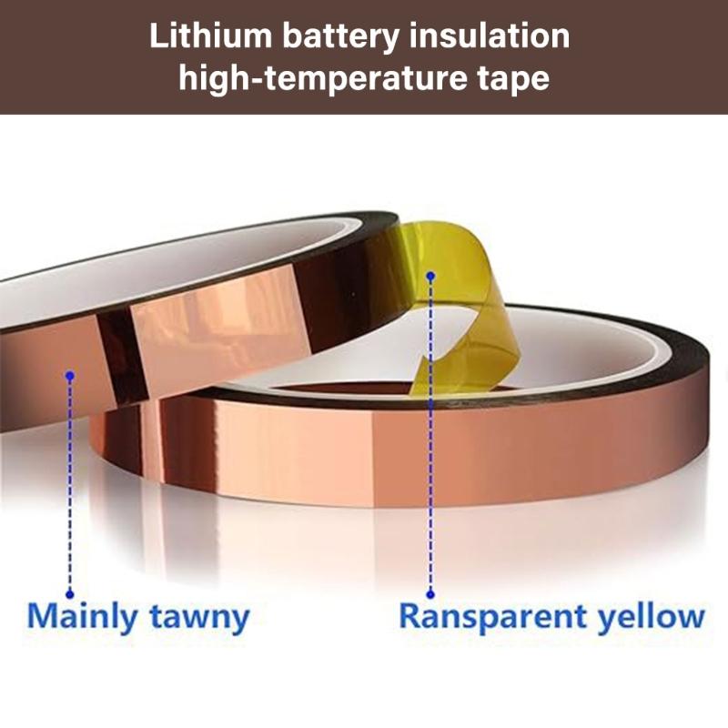 12 Rolls High Temp Tape Heat Resistant Sublimation Tape Thermal Heat Transfer Tape for Electronics Printing DIY Crafts