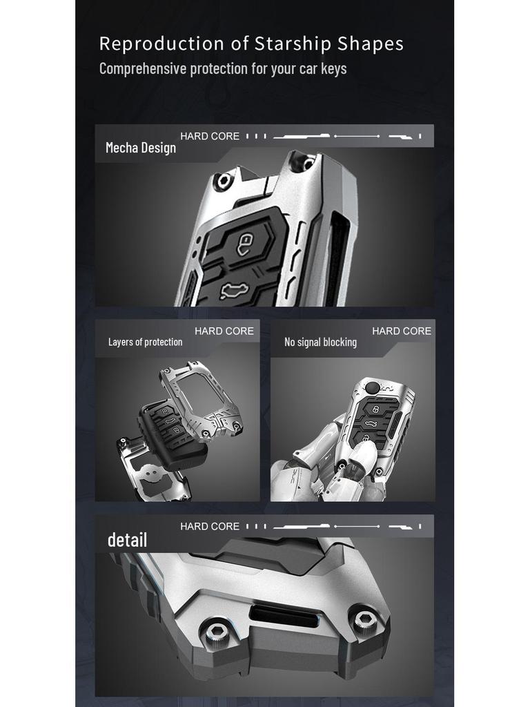 Car Key Case for Volkswagen Sagitar, Passat, and Lavida - Protective Shell and Buckle