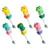 1-10Y Clean Toothbrush Cartoon Dinosaur Multiple Colour Deep Cleaning Food Grade Kids Toothbrush for Home