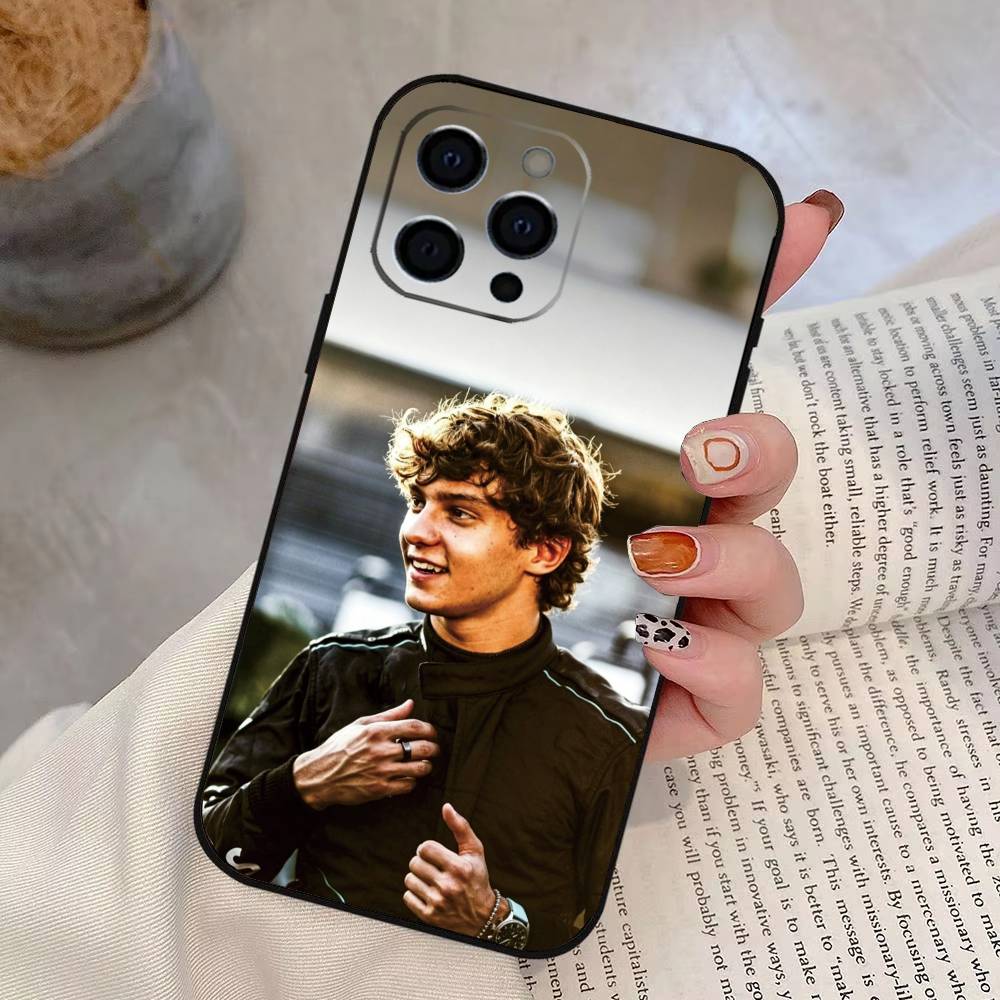 Driver K-Kimi A-Antonelli Phone Case For iPhone 17, 16,15,14,13,12,11 Plus,Pro Max, Others Soft Black Cover