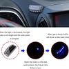 6 LED Car Theft Alarm Warning Light Solar Powered Anti-Theft Flashing Light Blue Car Burglar Alarm Light Strobe Lights Auto Part