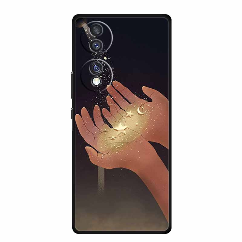 Case For Honor 70 Pro Plus Christmas Soft Silicone TPU Phone Back Cover For Huawei Honor 70 Pro+ Honor70 Lite Cartoon Capa Funda