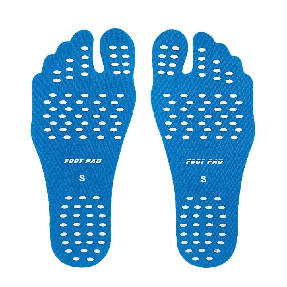 

Silica Gel Adhesive Insoles Anti Slip Invisible Shoe Pad Insulation Protection Mats 36-39 синій