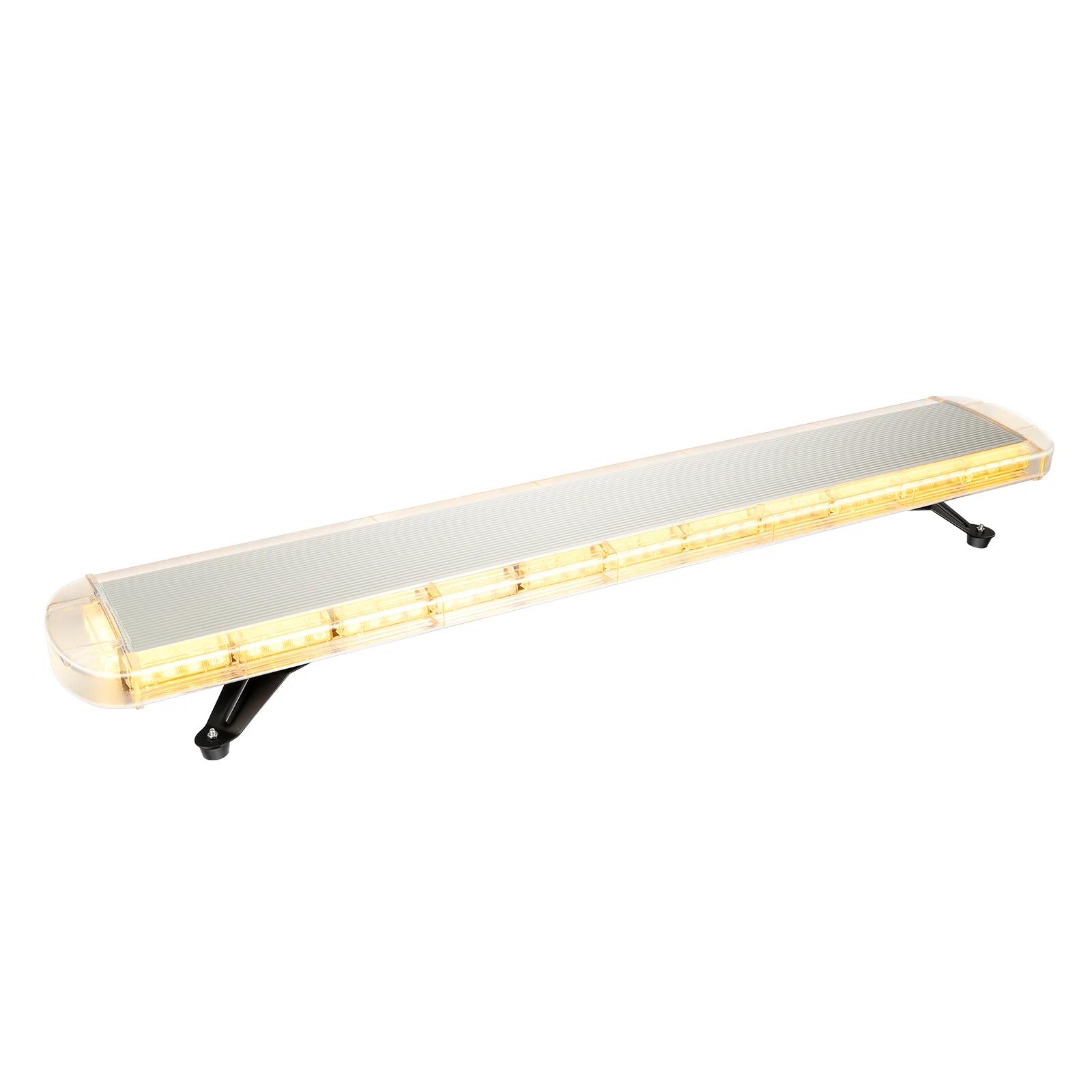 

96 LED Strobe Light Bar Waterproof 360° Surround Lighting 96W LED Strobe Light Vehicles Warnings Light Bar 6.9KG with Controller жёлтый