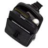 Coach Track Coated Canvas Sling Bag Small Men's Black CX880-QBMI5