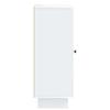 Sideboard White 33 X 34.5 X 90 Cm Particle Board