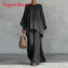 Elegant Womens Casual Suit Set With Polyester Fabric For Spring Summer Office Wear