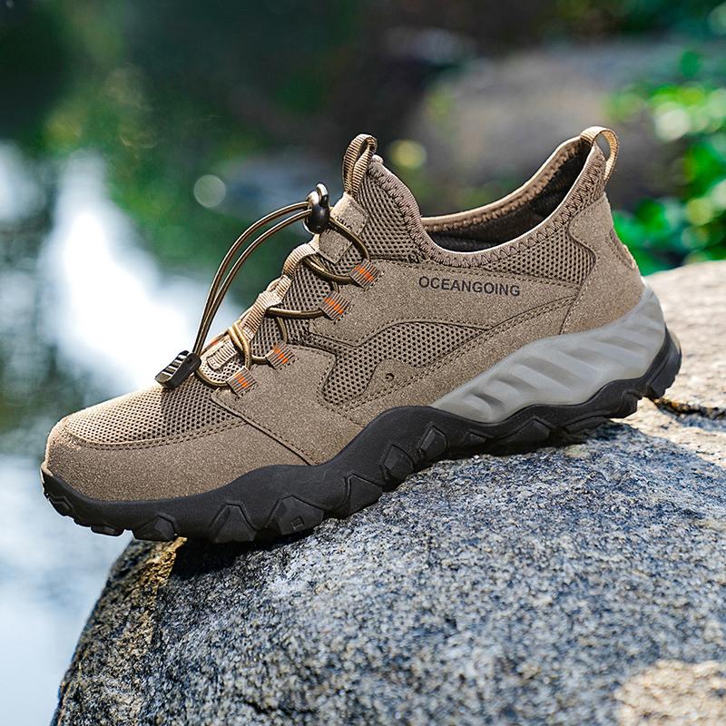 Herren Wanderschuhe Atmungsaktiv Bequem Klettern Trekking Sneaker für Herren Outdoor Rutschfest Lässig Sport Herren Laufschuhe