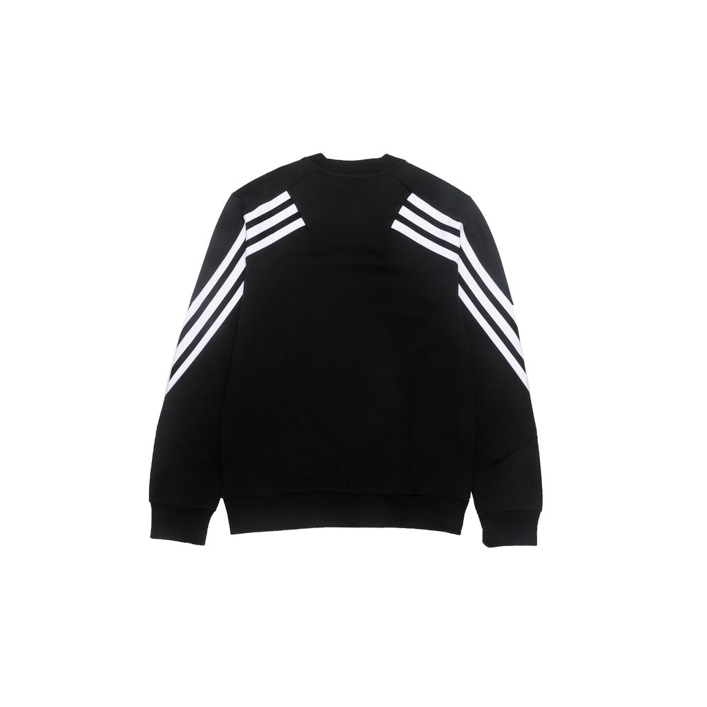 Adidas FI Crew Sweatshirt With Striped Panel Men Sweatshirt Black H46538