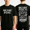 2026 Summer New Tshirt Fashion Streetwear BLARE FEST 2026 Full Lineup T-shirt Men and Women Vintage Top Short Sleeve Casual